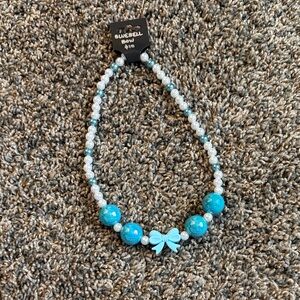 Bluebell Bow Girls Necklace